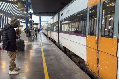 Tren de rodalies aquest dimarts a Lleida