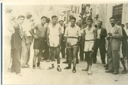 La primera cursa pedestre datada a Peralta és del 1716, fa més de tres segles. - J.A.ADELL/C.GARCÍA