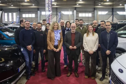 Agr’auto se celebra fins avui al pavelló firal d’Agramunt. Ahir va tenir lloc la inauguració. - LAIA PEDRÓS