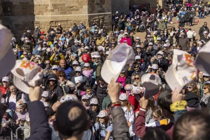 La Seu Vella va tornar a ser l’escenari d’una de les jornades més solidàries a Lleida. - JORDI ECHEVARRIA