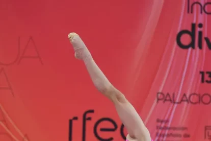 Queralt Vinós durant el Campionat d’Espanya.