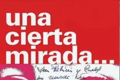 Agustín González, amb Juan Ferrer, Mercè Freixinet, Cal i Magre. - SEGRE