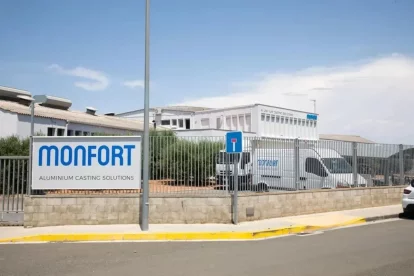 Les instal·lacions de Fundiciones Monfort a Bellpuig. - JORDI BONILLA