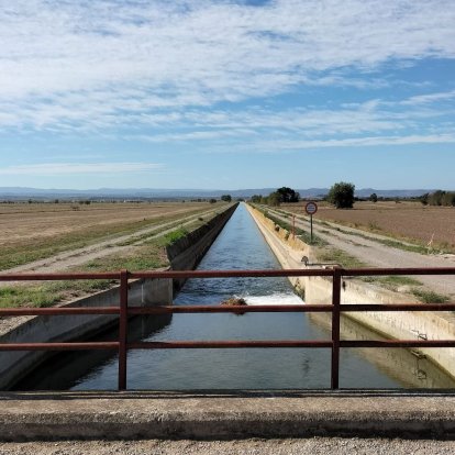 Imatge d'arxiu del Canal d'Urgell.