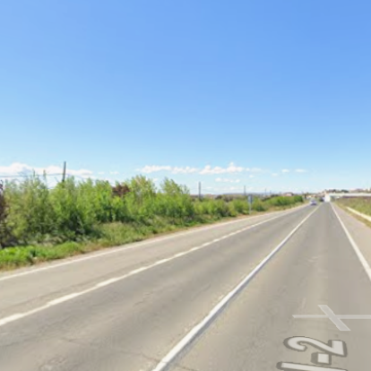 Vista de la N-2 a Alcarràs.