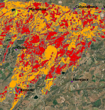 Burn area: el total del área quemada y la severidad del incendio