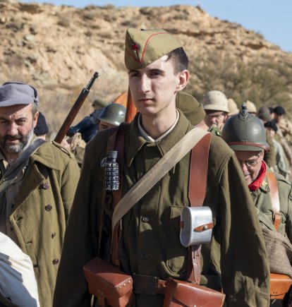 Fotografies: Aitona reviu la memòria de la Guerra Civil
