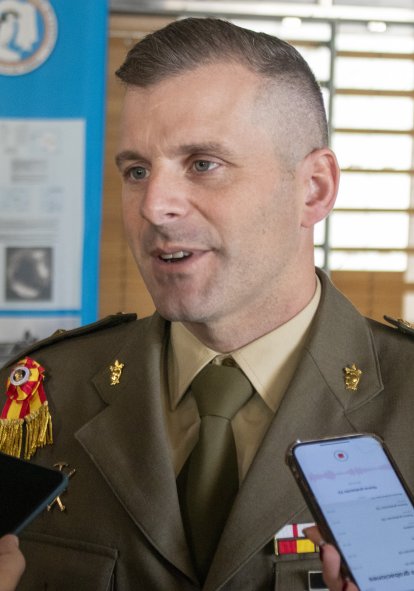 Javier Abizanda, comandant de l'Exèrcit de Terra