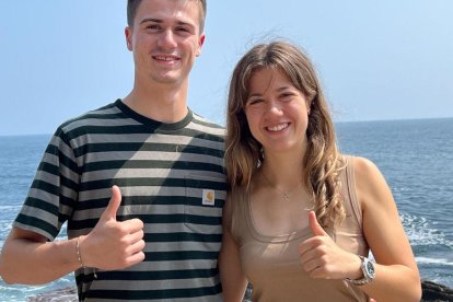 Els dos germans Rovira, el Josep Maria i la Jordina.