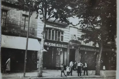 Els magatzems Almacellas de Lleida, inaugurats el 1904. - FONS PEDRO ALMACELLAS