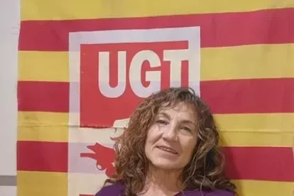 Joana Mor, secretària general d’UGT-Terres de Lleida