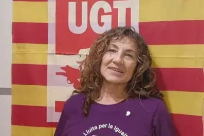Joana Mor, secretària general d’UGT-Terres de Lleida