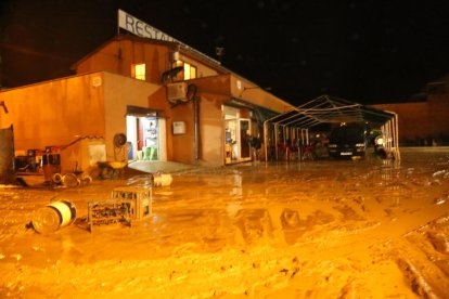 Un restaurant de les Oluges, que va tancar al quedar negat.