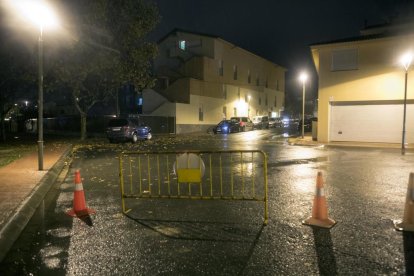 Agramunt va tancar carrers vora el Sió