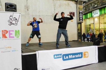 Imatges de les activitats a Lleida i Pirineus de La Marató de TV3.