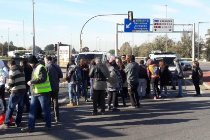 Protestas en rechazo del encarcelamiento de los consellers del Govern y de los presidentes de la ANC y Òmnium.