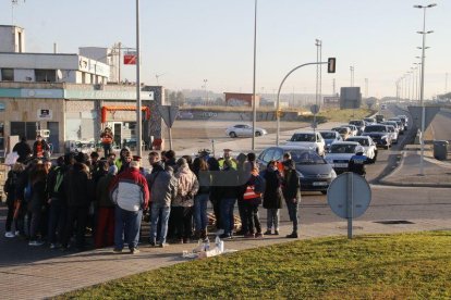 Protestas en rechazo del encarcelamiento de los consellers del Govern y de los presidentes de la ANC y Òmnium.