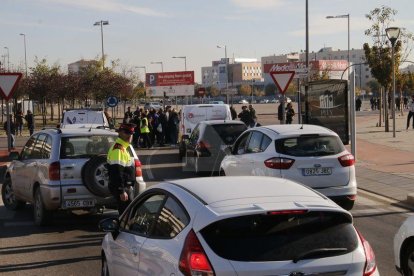 Protestas en rechazo del encarcelamiento de los consellers del Govern y de los presidentes de la ANC y Òmnium.