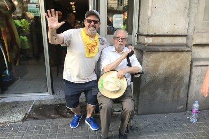 Mobilització sobiranista a Barcelona