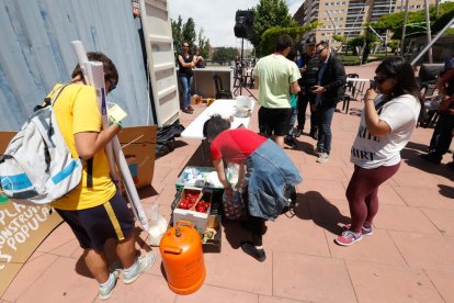 Imatges de la Festa Major de Lleida de dissabte.