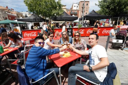 Imatges de la Festa Major de Lleida de dissabte.