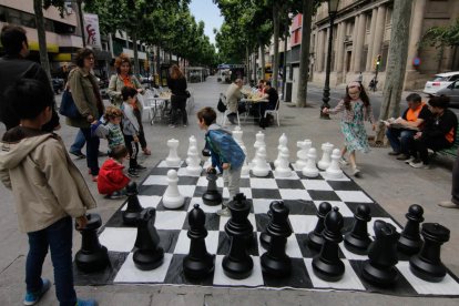 Imatges de la Festa Major de Lleida de dissabte.