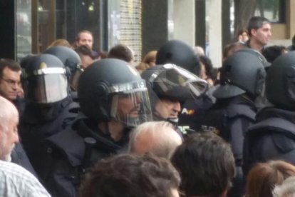 Càrregues policials a Lleida