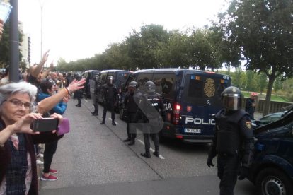 Càrregues policials a Lleida