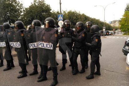 Càrregues policials a Lleida