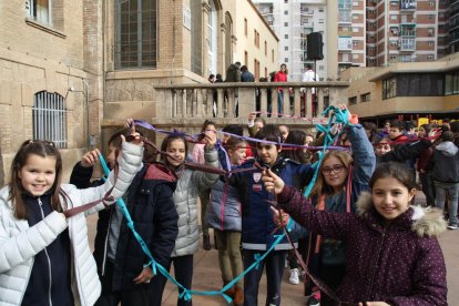 Dia de la Pau al col·legi Mare de Déu del Socós d’Agramunt.