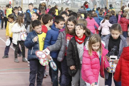Dia de la Pau al col·legi Mare de Déu del Socós d’Agramunt.
