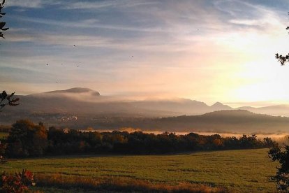 Les fulles cauen, arriba la boira i comença a fer fred.