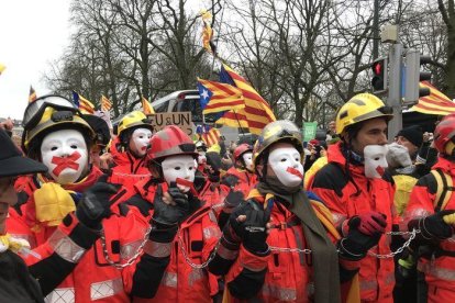 Miles de leridanos han viajado hasta la capital de Bélgica.