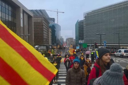 Miles de leridanos han viajado hasta la capital de Bélgica.