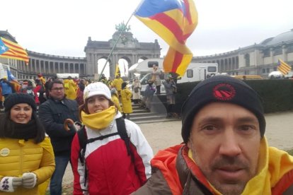 Miles de leridanos han viajado hasta la capital de Bélgica.