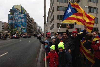 Miles de leridanos han viajado hasta la capital de Bélgica.