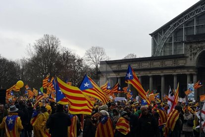 Miles de leridanos han viajado hasta la capital de Bélgica.