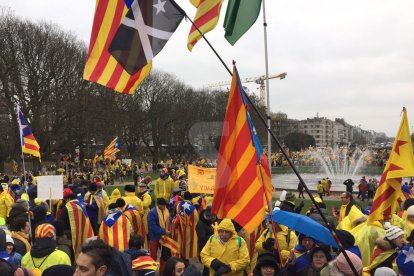 Miles de leridanos han viajado hasta la capital de Bélgica.