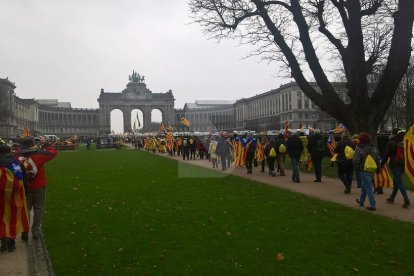 Miles de leridanos han viajado hasta la capital de Bélgica.