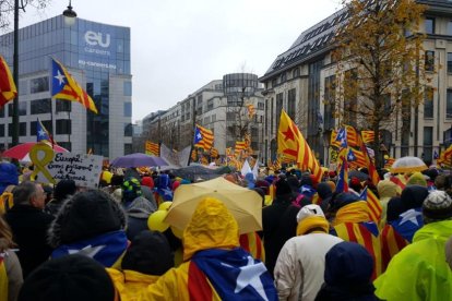 Miles de leridanos han viajado hasta la capital de Bélgica.