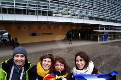 Miles de leridanos han viajado hasta la capital de Bélgica.