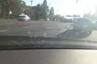 Controls dels Mossos a la Diagonal