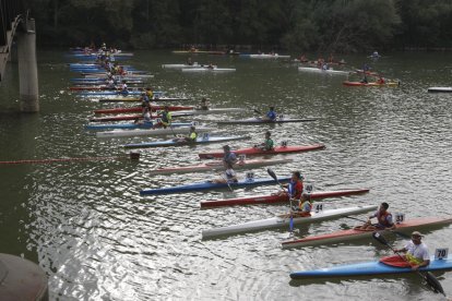 Els participants van gaudir d’un riu Segre amb bon cabal i un dia de temperatura agradable.
