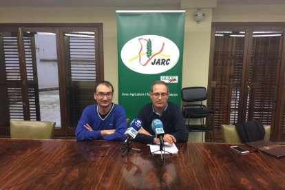 Moment de la roda de premsa d’ahir de JARC.