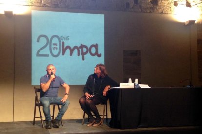 Emotiu testimoni de Pepe Ruiz, que va conversar amb Pilar Núñez, d’Intress, a la Seu Vella.