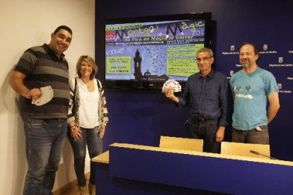 Un moment de la presentació de la fira ahir a la Diputació.