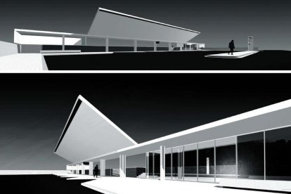 La zona on s’ubicarà l’estació.