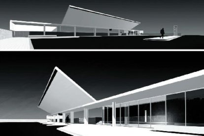 La zona on s’ubicarà l’estació.