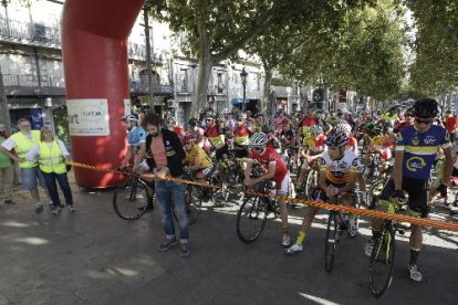 La meta estava situada dalt del Turó de la Seu Vella, on es va imposar Tello.