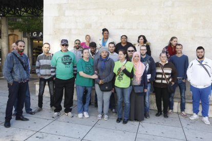 Concentració de la PAH a la plaça Sant Joan